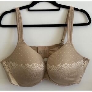 Soma Stunning Support Balconette Lace Bra Tan Women's Size‎ 42DDD Fast Shipping